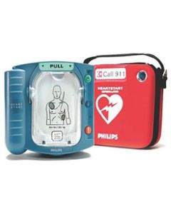 Phillips HeartStart OnSite AED with case and extra adult pads - M5066A