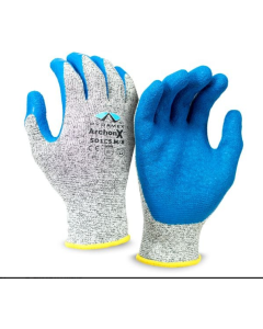Pyramex Safety ArchonX Crinkle Latex Gloves ANSI Cut Level 4- 2X - GL501C5-2X