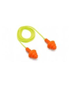 Pyramex Reusable Earplugs. NRR 24dB. Constructed of flexible rubber - RP3001