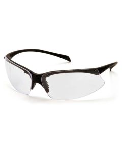 PMX5050 SAFETY GLASS BY PYRAMEX, BLK CARBON FIBER COMFORT FIT FRAME, CLEAR LENS COMES WITH A NYLON CINCH STORAGE BAG, ANSI Z87.1+ 12/ BOX - SCF6810D