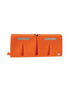 Orange Safety Barricate 60 1/2  x  16 3/4 x  24 1/2 - VTB-5-O