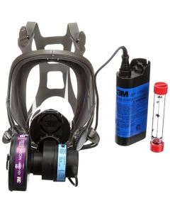 face mounted powered air purifying respirator