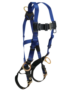Contractor Non-belted Harness with 3 D-rings, Back and Side; Tongue Bu - 70183X