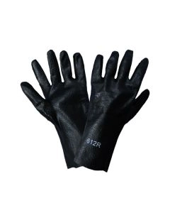 12" pvc cotton gloves