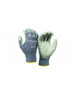 medium pyramex polyurethane gloves