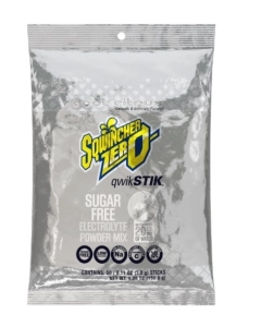 Sqwincher® .11 Ounce Cool Citrus Flavor Qwik Stik™ ZERO Powder, 50/PKG - 159060109-CC